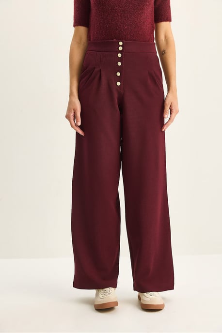 Hochtaillierte Weite Palazzo-Hose - Image 5