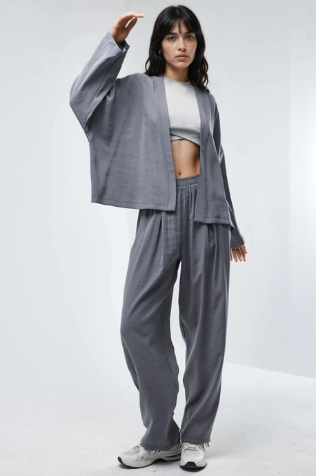 Weite gefaltete Hose - Image 5
