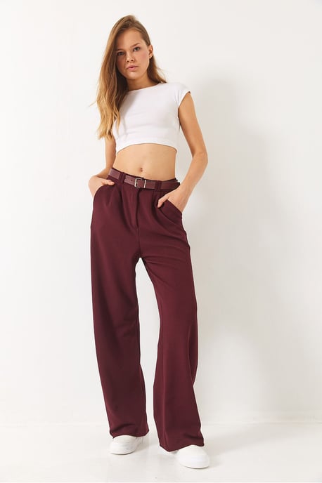 Bundfaltenweite Strickhose - Image 2