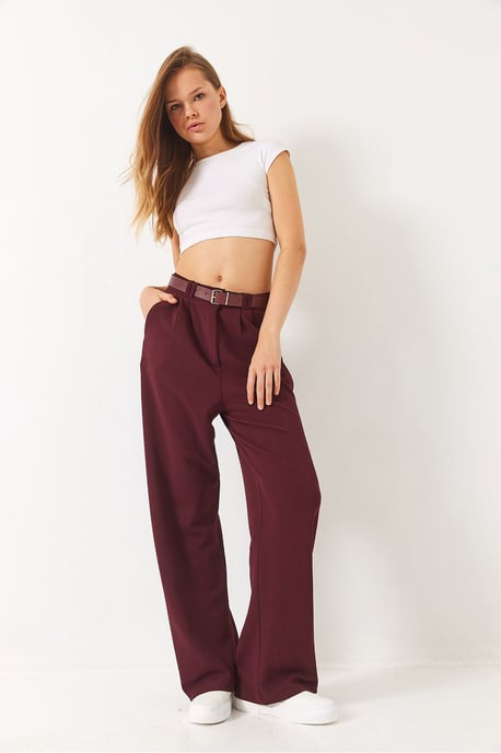 Bundfaltenweite Strickhose - Image 4