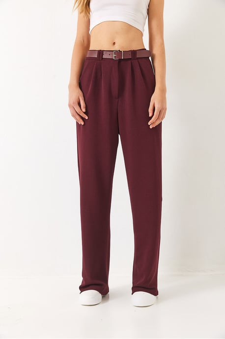 Bundfaltenweite Strickhose - Image 5