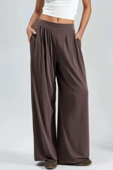 Faltenweite Hose mit Taschen - Image 1