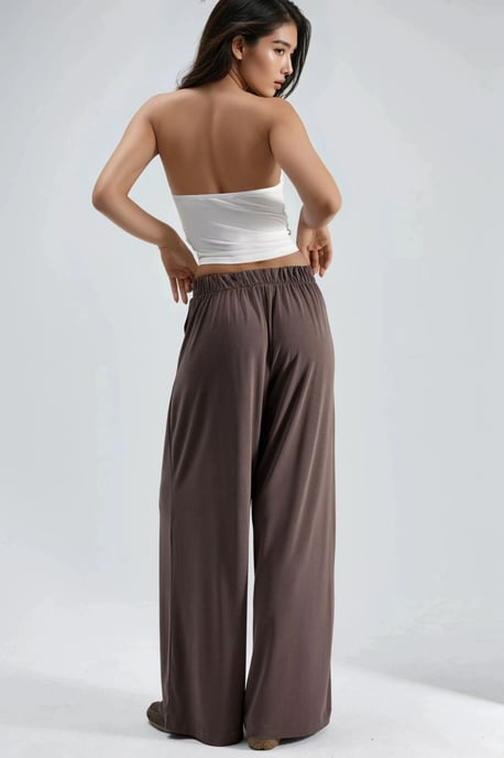Faltenweite Hose mit Taschen - Image 3