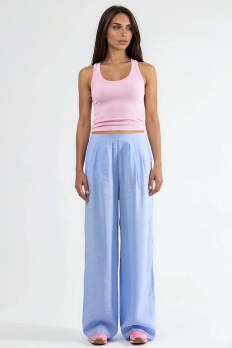 Hosen mit weitem Schnitt und Falten - Image 6