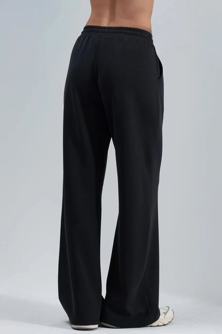 Hochtaillierte Weite Bein Modal-Hose - Image 3