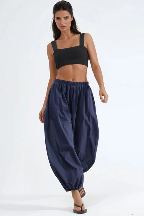 Elastische Taillenballonhose - Image 4