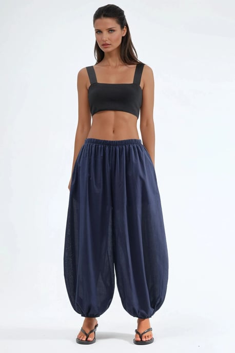 Elastische Taillenballonhose - Image 6