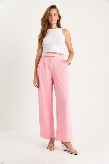 Bundfaltenweite Strickhose - Image 2