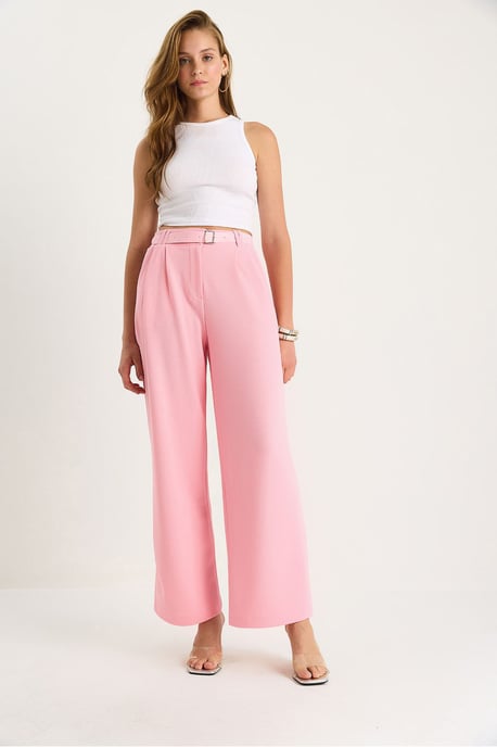 Bundfaltenweite Strickhose - Image 3