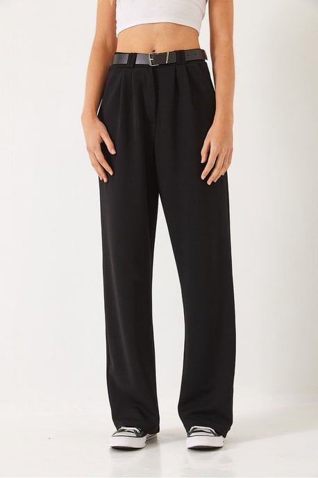 Bundfaltenweite Strickhose - Image 4