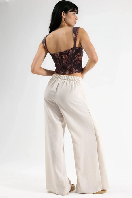 Krepp-Hose mit Kordelzug und Bindedetail - Image 3