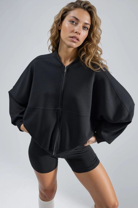 Modal-Jacke mit Reißverschluss - Image 4