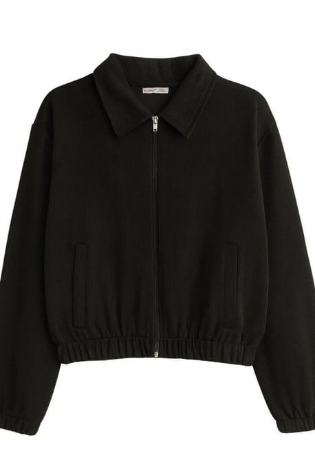 Lässig geschnittene Reißverschlussjacke mit Taschen - Image 5