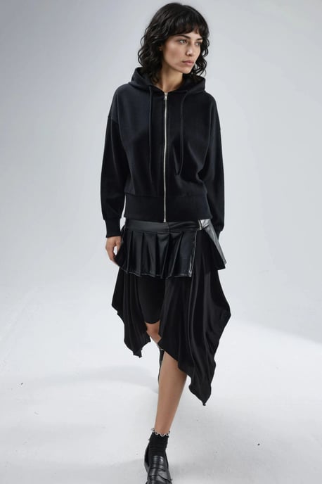 Kapuzenszipperjacke mit Taschen - Image 3