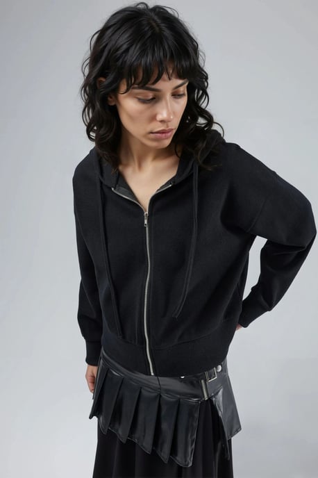 Kapuzenszipperjacke mit Taschen - Image 4