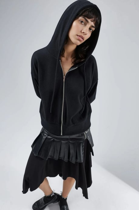 Kapuzenszipperjacke mit Taschen - Image 5
