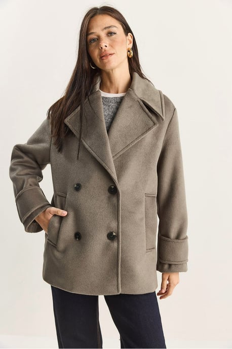 Oversized Mantel mit Taschen - Image 6