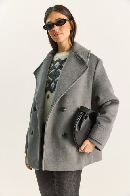 Übergroßer Mantel mit Taschen - Image 3