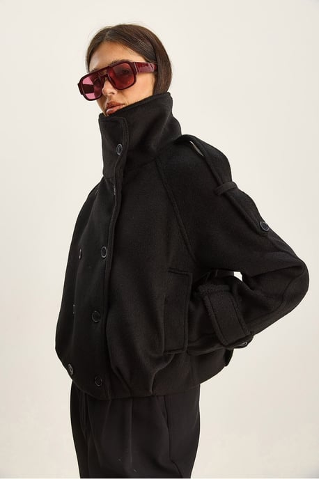 Geknöpfte Oversize-Jacke - Image 5