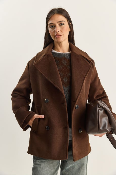 Oversized Mantel mit Taschen - Image 2