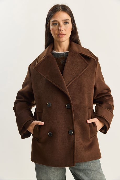 Oversized Mantel mit Taschen - Image 5