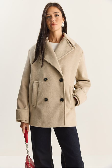 Oversized-Mantel mit Taschen - Image 5