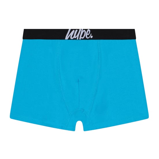 3er Pack Jungen Boxershorts Schwarz, Türkis & Pool-Print Weiche Atmungsaktive Unterwäsche - Image 5