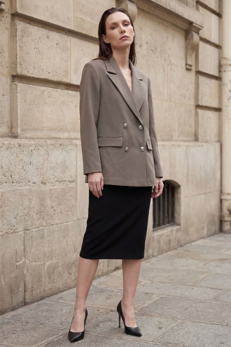 Geknöpfter Blazer-Jacke - Image 1