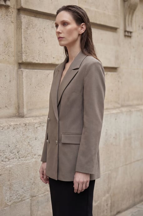 Geknöpfter Blazer-Jacke - Image 3