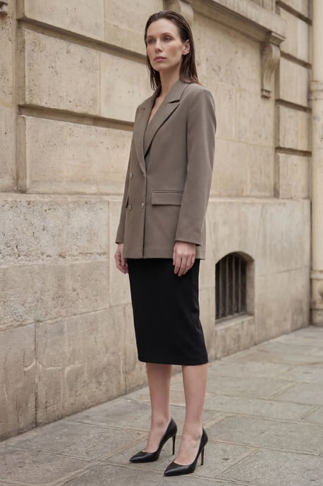 Geknöpfter Blazer-Jacke - Image 5