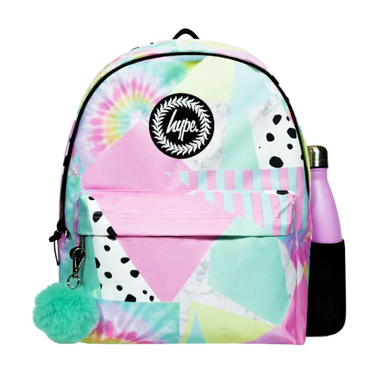 Kinder-Rucksack Multi-Pastell Collage-Design | Leichter Schulranzen - Image 5