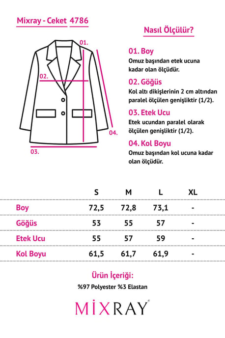 Oversized Blazer - Image 3
