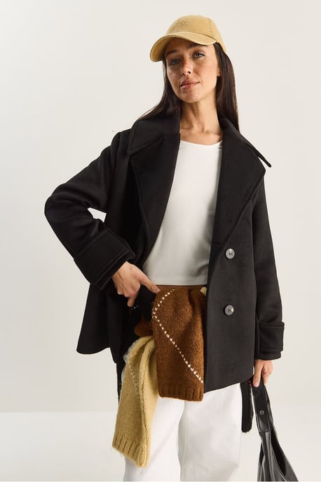 Übergroßer Mantel mit Taschen - Image 3