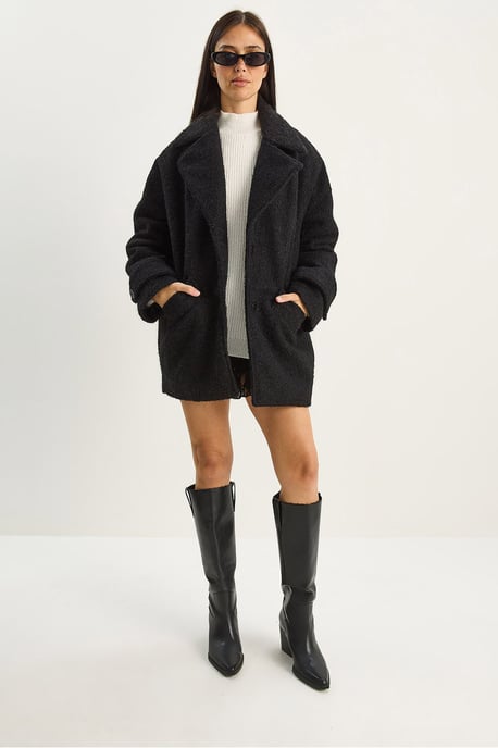 Oversized Strukturierte Jacke - Image 2