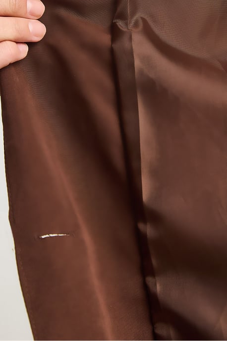 Übergröße Midi-Trenchcoat mit Schal-Kragen - Image 5