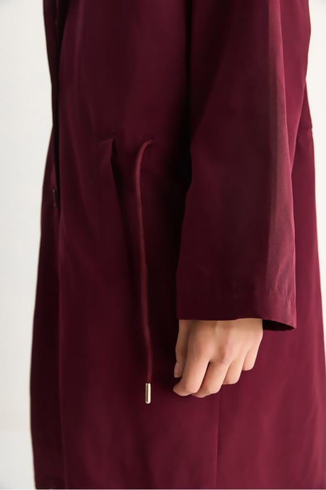 Oversized Midi-Trenchcoat mit Schalkragen - Image 6