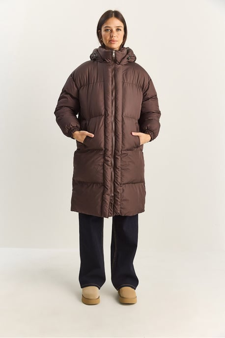 Kapuzenschlafjacke mit langen Ärmeln und Taschen - Image 4