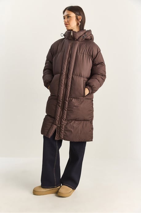 Kapuzenschlafjacke mit langen Ärmeln und Taschen - Image 5