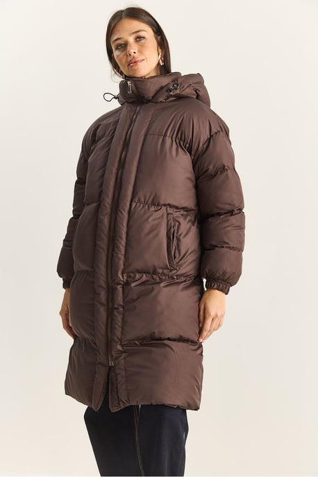Kapuzenschlafjacke mit langen Ärmeln und Taschen - Image 6