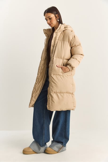 Kapuzensweatjacke mit langen Ärmeln und Taschen - Image 2