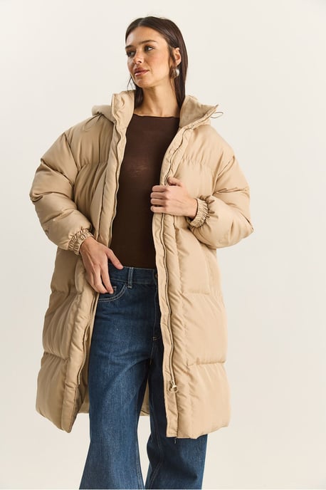 Kapuzensweatjacke mit langen Ärmeln und Taschen - Image 3