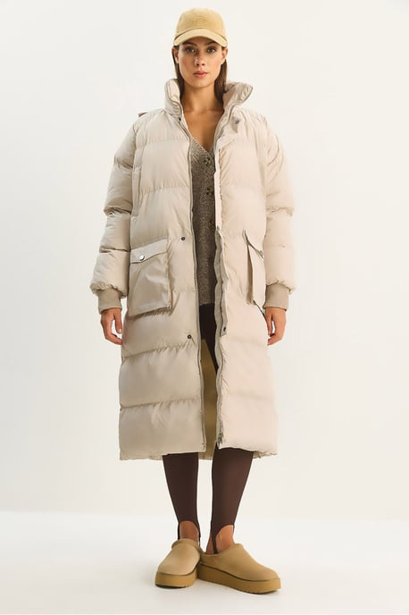 Oversized Langer Puffer-Mantel - Image 1