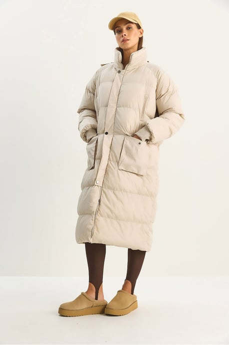 Oversized Langer Puffer-Mantel - Image 4