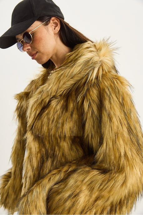 Oversize Kunstfelljacke - Image 4