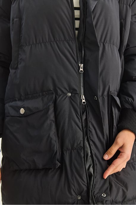 Oversize Langer Puffer-Mantel - Image 6
