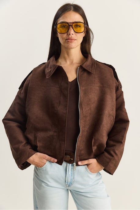 Oversized Kunstlederjacke - Image 2