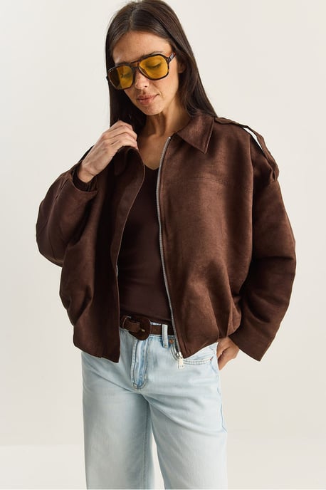 Oversized Kunstlederjacke - Image 4