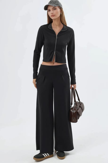 Körpernahe Strickjacke mit Reißverschluss - Image 6