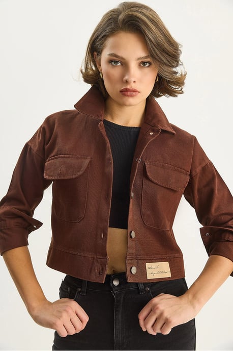Gabardine-Knopfjacke - Image 3
