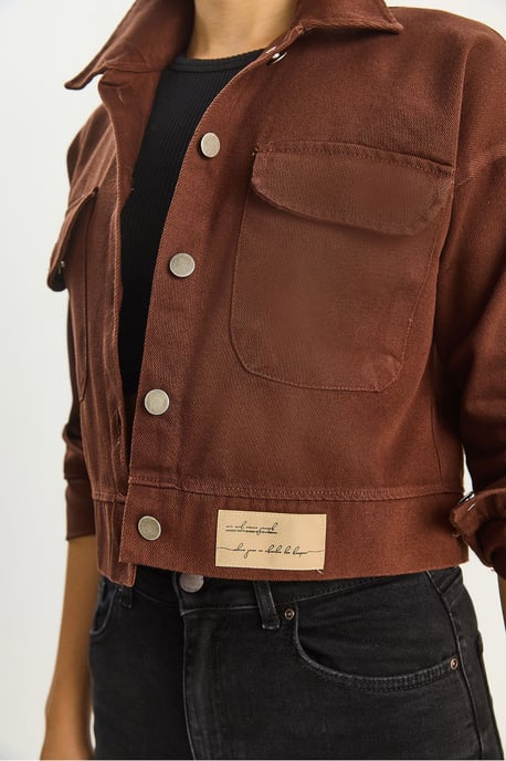 Gabardine-Knopfjacke - Image 5
